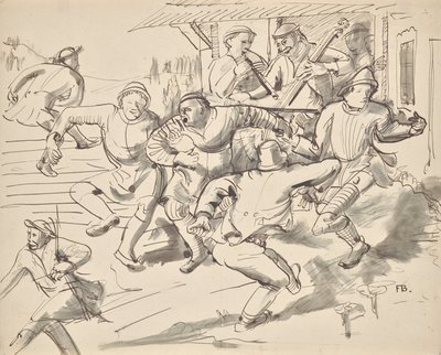 Dancing Peasants by Franz Barwig d. Ä.
