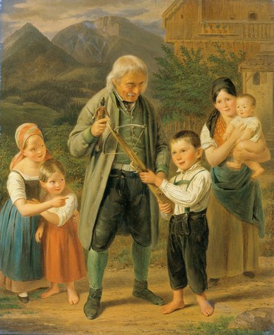 Archery Lesson by Franz Bernhardt