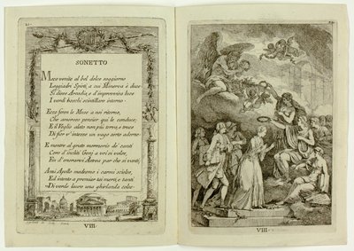 Plate 8, from Nella Venuta by Franz Edmund Weirotter
