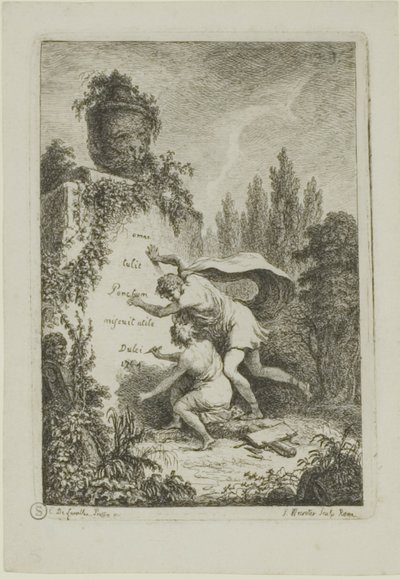 Plate from, Nella Venuta by Franz Edmund Weirotter