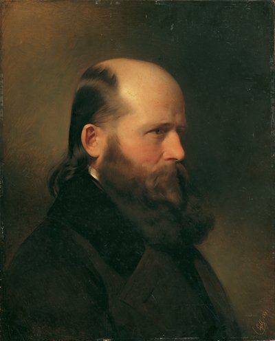 The Writer and Musician Dr. Groß by Franz Eybl