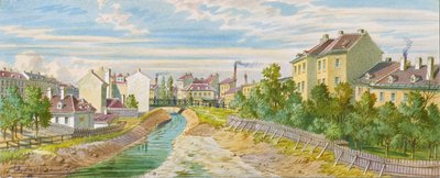 The Magdalene Bridge over the Vienna River by Franz Gerasch