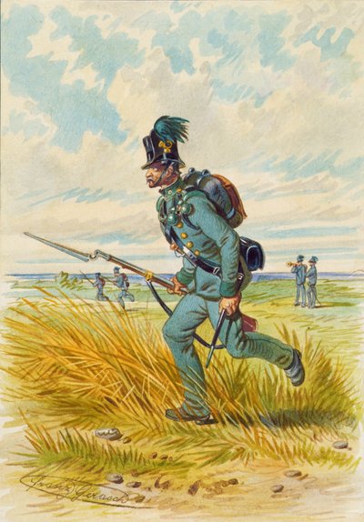 Soldier with Bayonet by Franz Gerasch