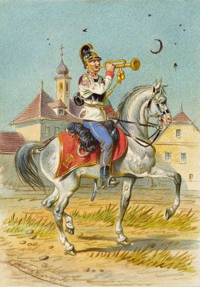 Soldier on Horseback by Franz Gerasch