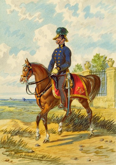 Soldier on Horseback by Franz Gerasch
