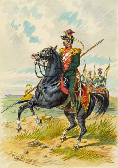 Soldier on Horseback by Franz Gerasch