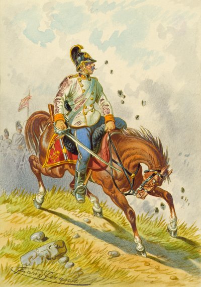 Soldier on Horseback by Franz Gerasch