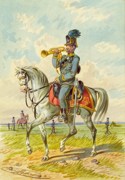 Soldier on Horseback by Franz Gerasch