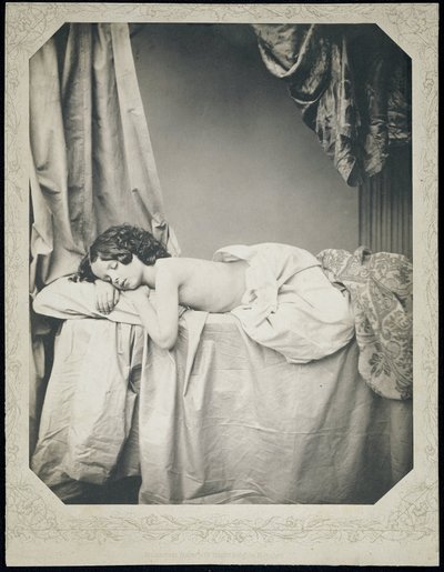 Study of Eugenie von Klenze by Franz Hanfstaengl