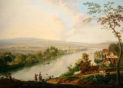 River Landscape, c.1765-75 by Franz Hochecker