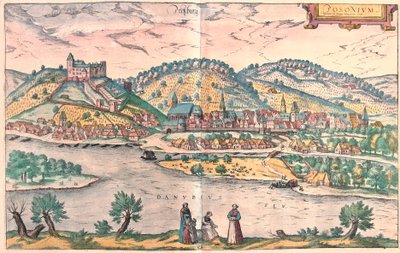 Bratislava, Slovakia (engraving) by Franz Hogenberg