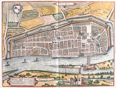 Bremen, Germany (engraving) by Franz Hogenberg