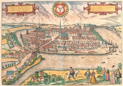 Kiel, Germany (engraving) by Franz Hogenberg