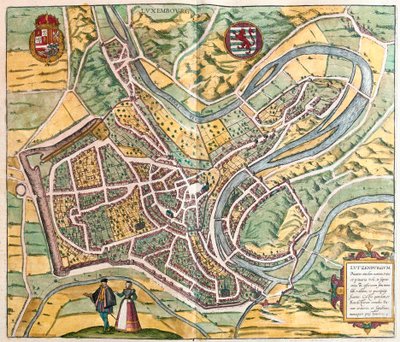 Luxembourg by Franz Hogenberg