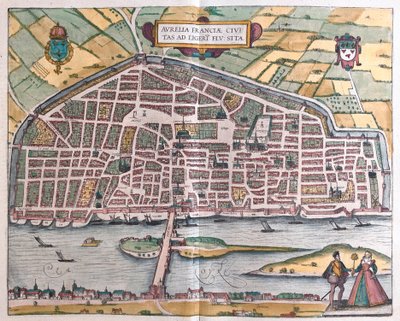 Orleans, France by Franz Hogenberg