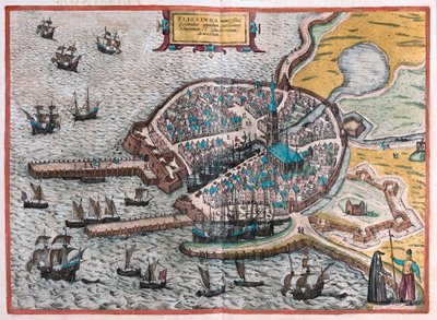 Vlissingen, Netherlands (engraving) by Franz Hogenberg