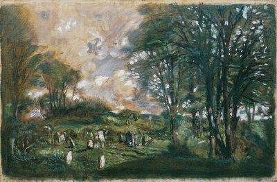 The Old Jewish Cemetery in Lublin by Franz Hohenberger