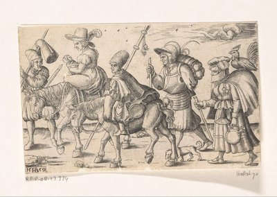 Soldiers and Sutlers by Franz Isaac Brun