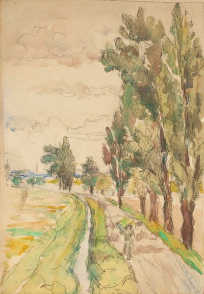 Country Road with Trees by Franz Jaschke
