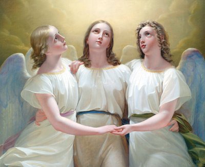 Three Guardian Angels by Franz Kadlik