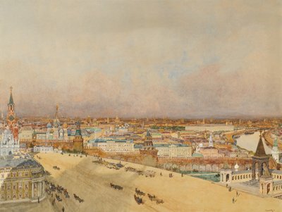 View of Moscow, 1898 by Franz Kopallik