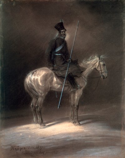 Cossack on Horseback by Franz Krüger