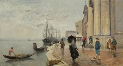 Scene from Venice by Franz Leo Ruben