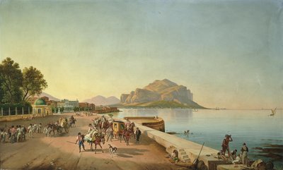 A Stroll in Palermo by Franz Ludwig Catel
