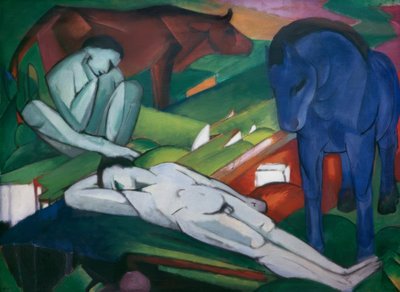 The Shepherds by Franz Marc