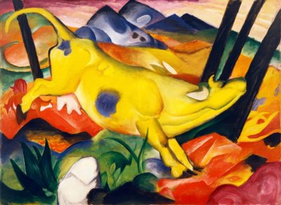 The Yellow Cow by Franz Marc
