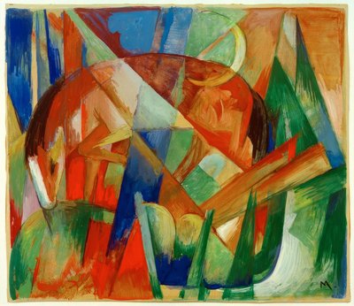 Mythical Creature II (Horse) by Franz Marc