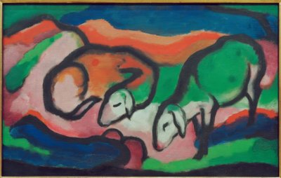 Sheep by Franz Marc