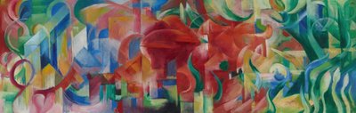 Playing Forms by Franz Marc
