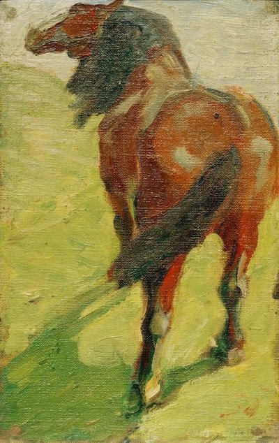 Study of a Horse by Franz Marc