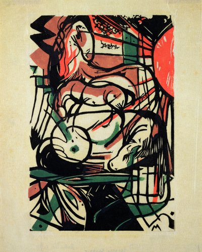 The Birth of the Horse by Franz Marc