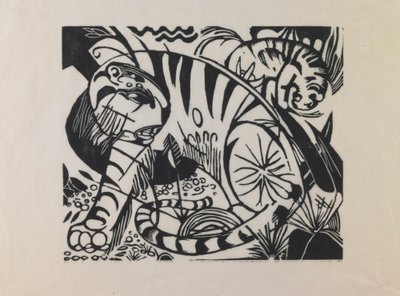 Tiger by Franz Marc