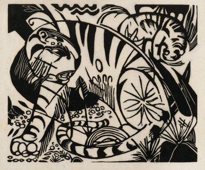 Tiger by Franz Marc