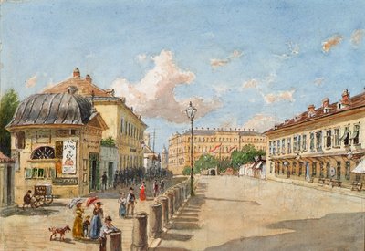 The Mariahilfer Line in Vienna by Franz Reinhold