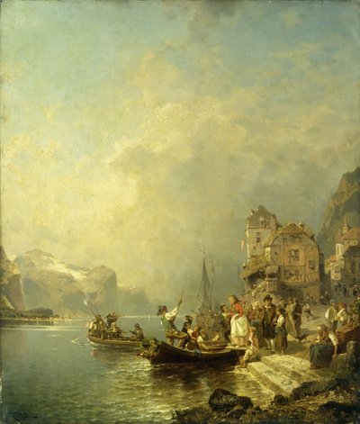 The Farewell Party by Franz Richard Unterberger