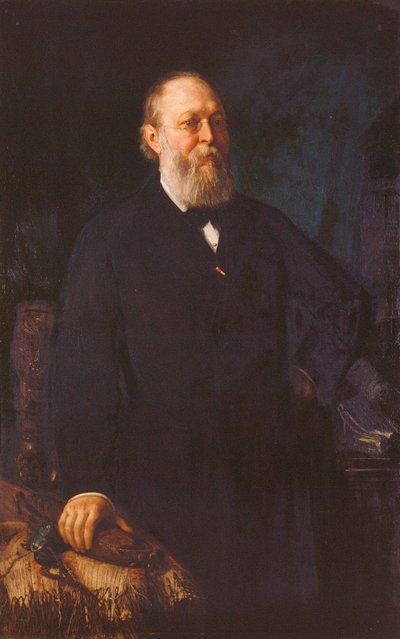 Ferdinand Baron von Hochstetter by Franz Rumpler