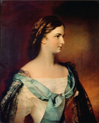 Portrait of Empress Elisabeth of Austria by Franz Schrotzberg