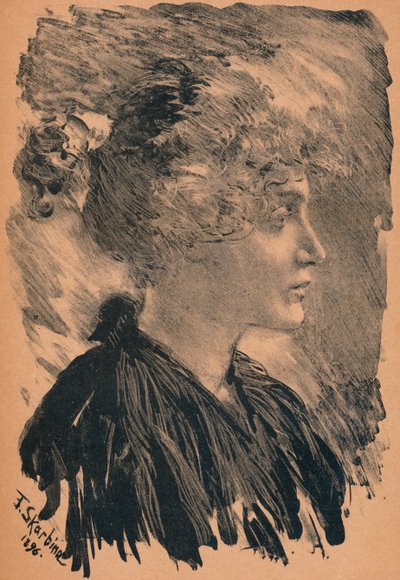 Sketch by F. Skarbina by Franz Skarbina