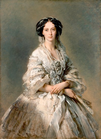 Portrait of Maria Alexandrovna, 1857 by Franz Xaver Winterhalter