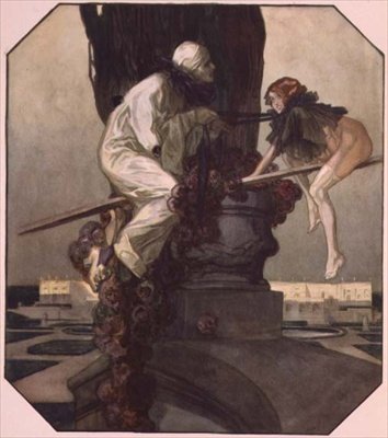 The Sea-Saw by Franz von Bayros (1866 1924)