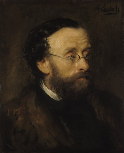 The Landscape Painter Eduard Schleich by Franz von Lenbach