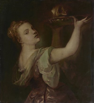 Copy after Titian: Lavinia as Salome by Franz von Lenbach