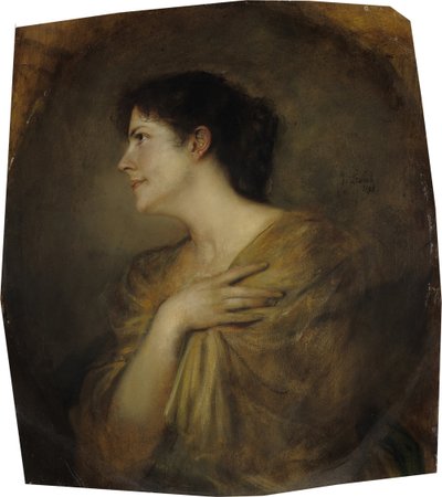 Mary Stuck (née Lindpaintner) by Franz von Lenbach