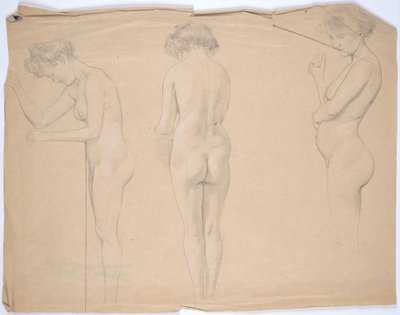 Study of a Pregnant Woman by Franz von Matsch
