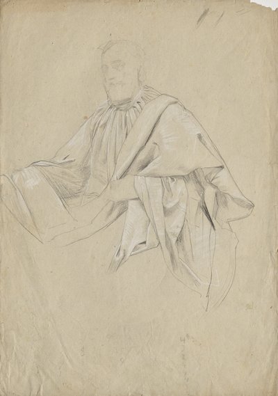 Old Man with Rich Garment by Franz von Matsch
