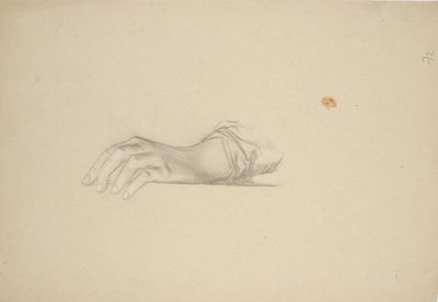 Hand Study by Franz von Matsch